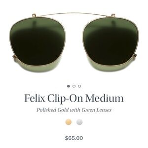 Warby Parker Felix Clip On Sunglasses